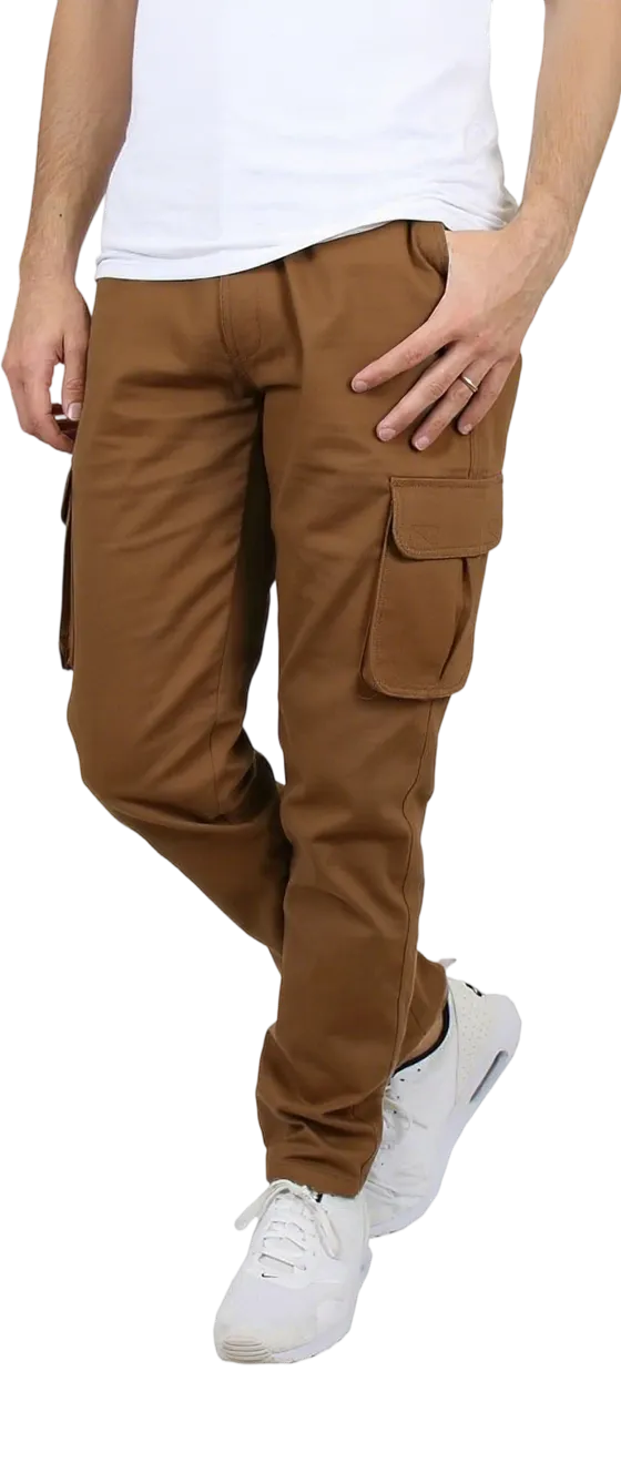 Men's Flex Stretch Cotton Cargo Pants