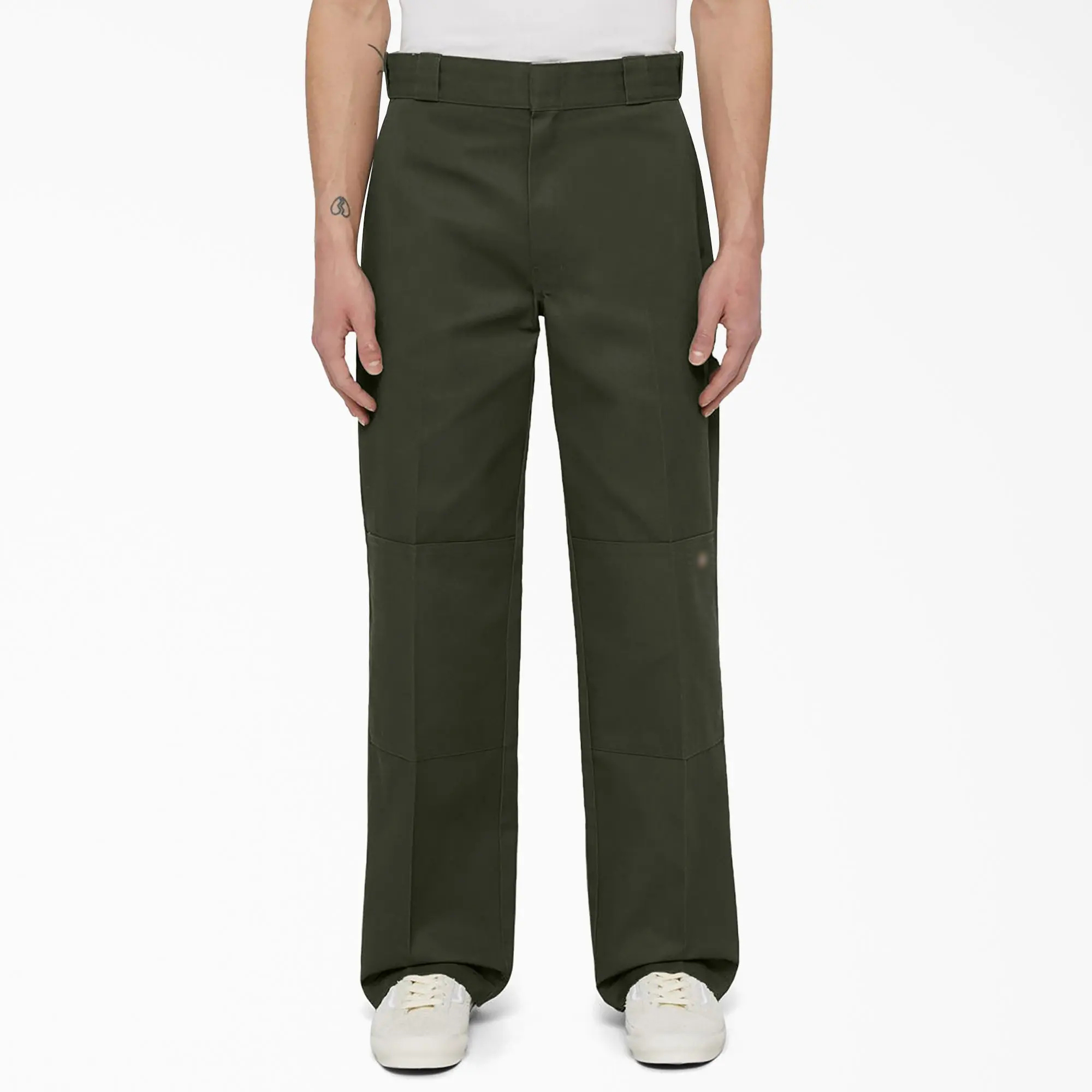 Men's Loose Fit Double Knee Multi-Pocket Utility Work Pant