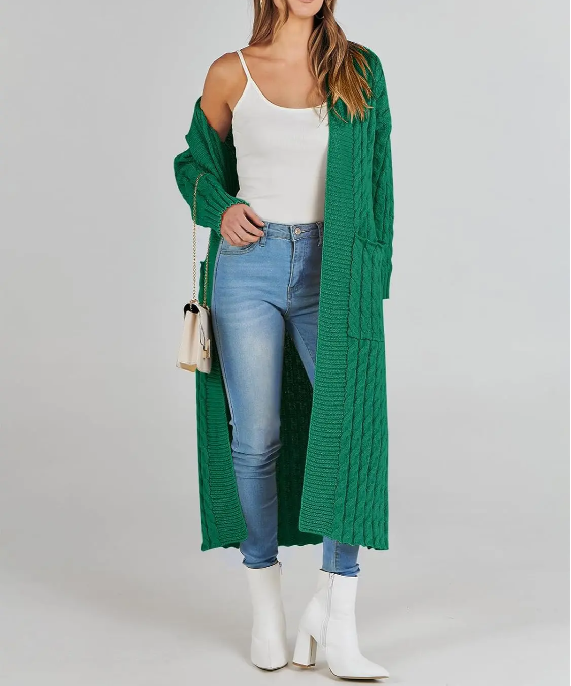 Women's Long Cardigan 2024 Oversized Coat Long Sleeve Open Cardigan Knitted Extra Long Coat Autumn Fashion Jacket Clothes