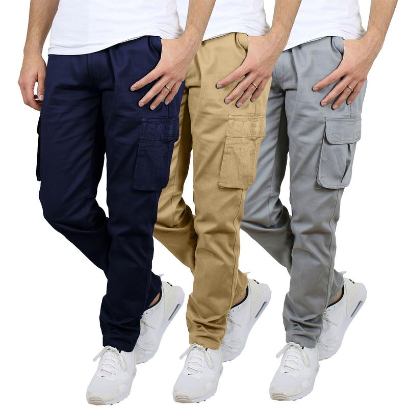 Men's Flex Stretch Cotton Cargo Pants