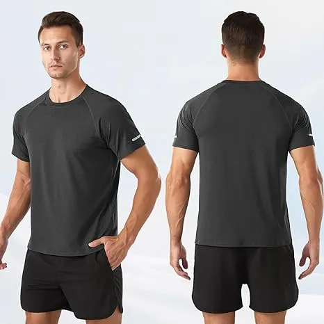 Men's Reflective Breathable Gym Quick Tee