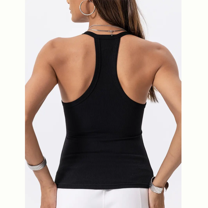 ⚡FINAL SALE⚡ Women’s Built-In Bra Backless Ribbed Tank Top