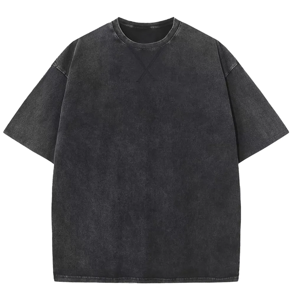 Acid Wash Unisex Oversized Cotton Comfort Tee