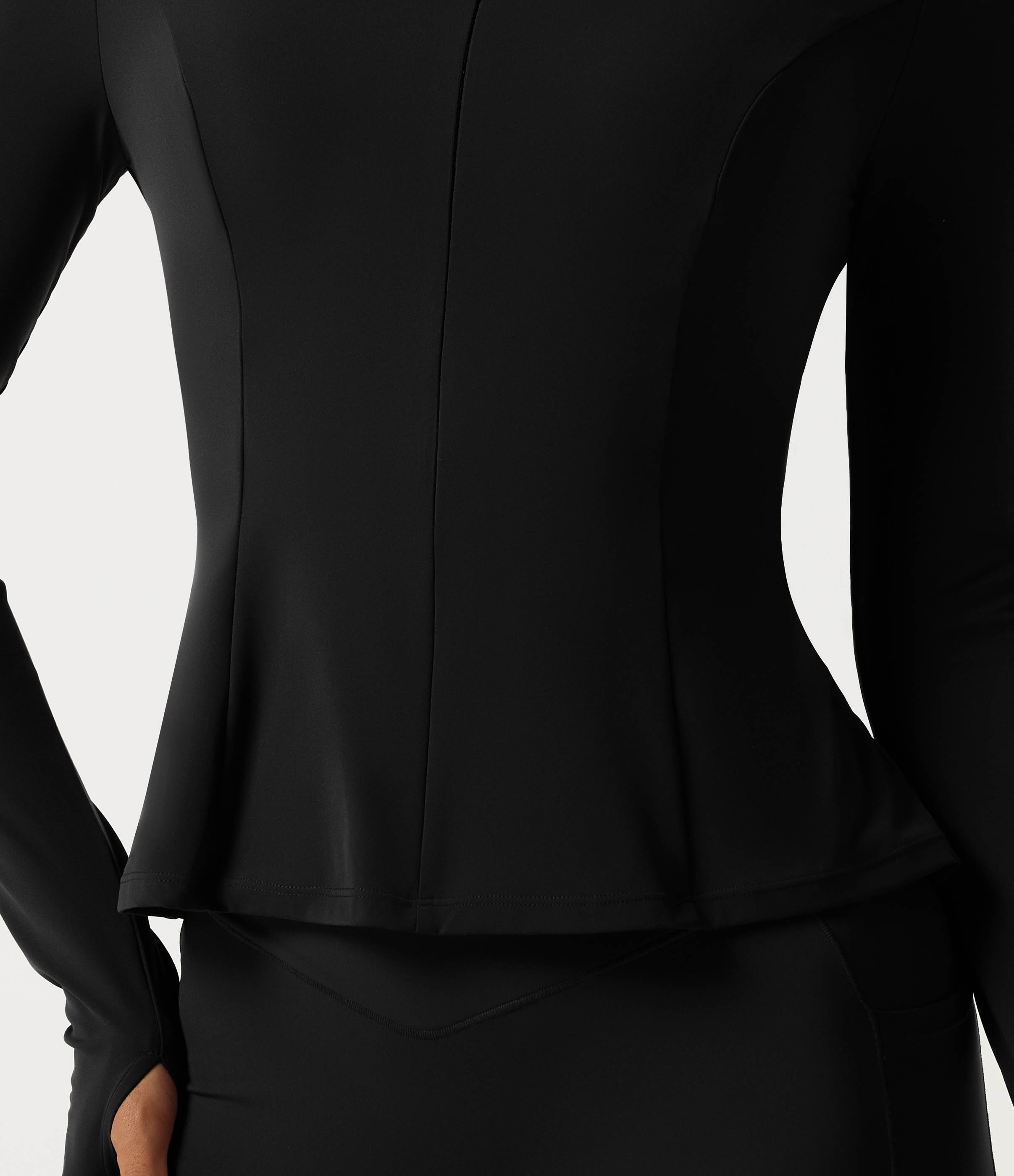 Halara UltraSculpt™ Stand Collar Long Sleeve Yoga Track Jacket