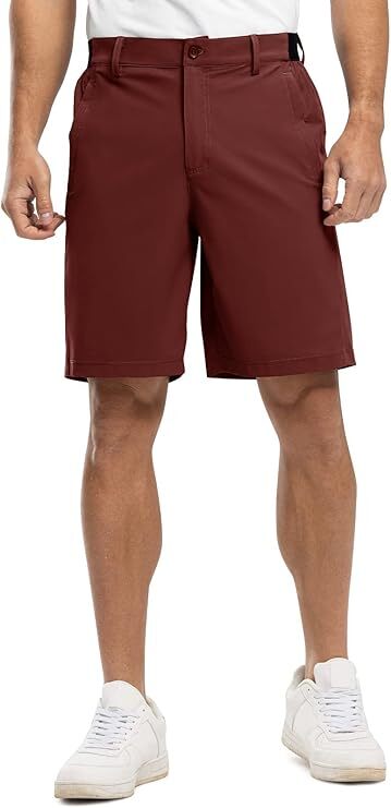 Men's Golf Work Shorts Stretch Waistband Dry Fit