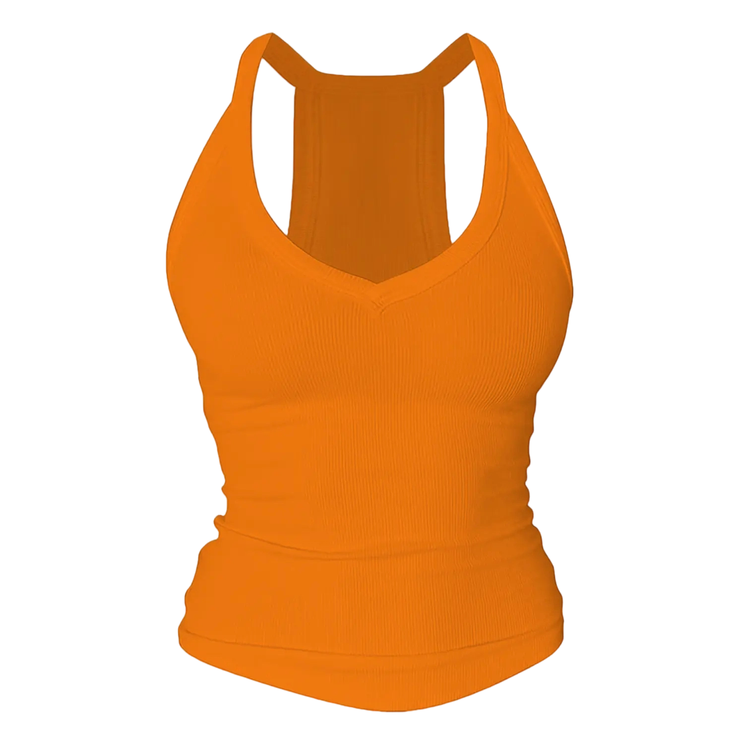 ⚡FINAL SALE⚡ Women’s Built-In Bra Backless Ribbed Tank Top