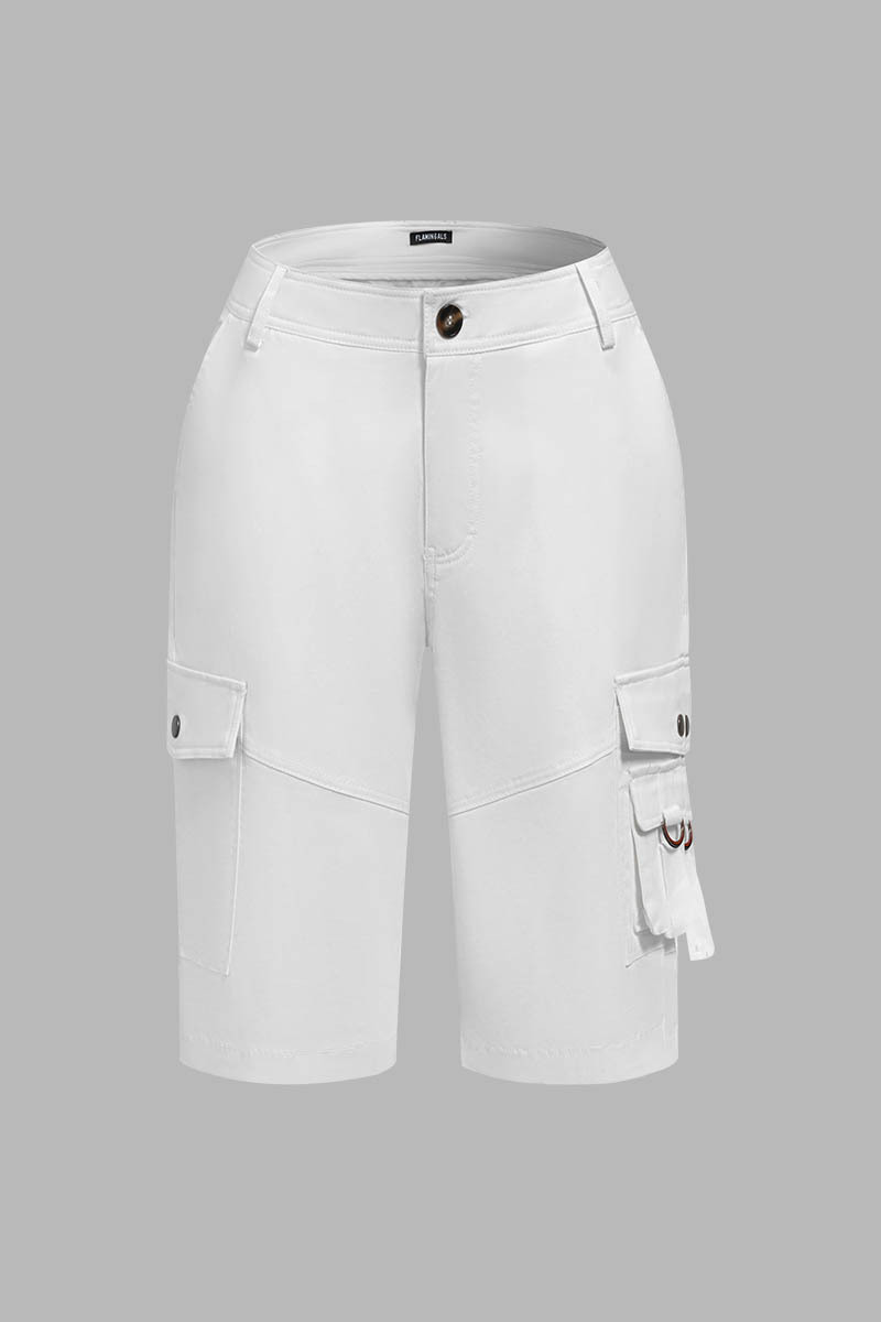 ⚡LIMITED SALE-Flap Pocket Design Bermuda Cargo Shorts