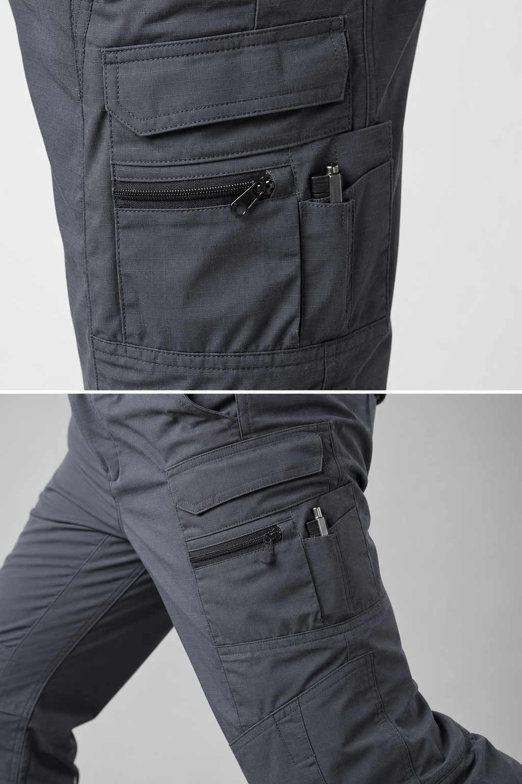 Men's 8-Pack Unisex 10-Pocket Heavy Duty Work Pants