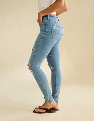 AE High-Waisted Jegging - Medium Indigo