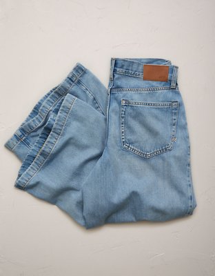 AE77 Premium Super Wide Jean - Light Wash