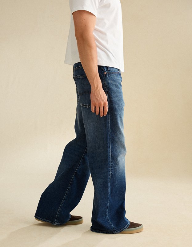 AE Baggy Bootcut Jean - Blue
