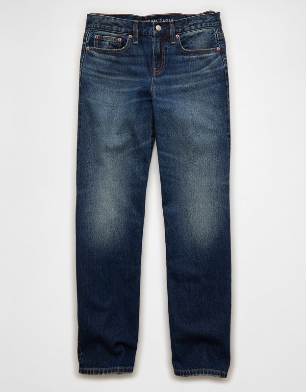 AE Low-Rise Classic Straight Jean - Dark Wash