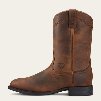 Heritage Roper Western Boot Side