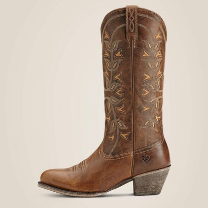 Desert Holly Almond Toe Western Boot Side