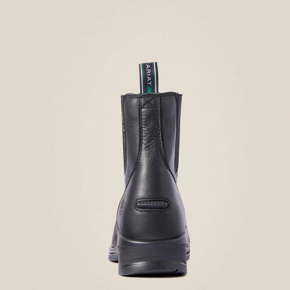 Heritage IV Steel Toe Zip Paddock Boot Heel