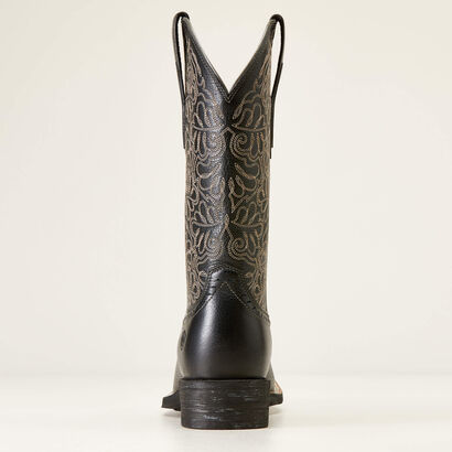 Round Up Remuda Wide Square Toe Western Boot Heel
