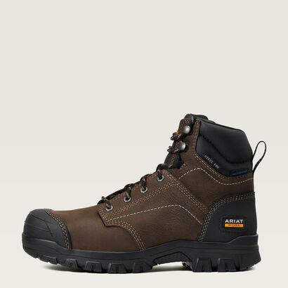 Treadfast 6" Waterproof Steel Toe Work Boot Side
