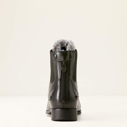Kendall Back Zip Sherpa Paddock Boot Heel