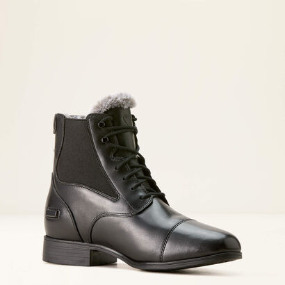 Kendall Back Zip Sherpa Paddock Boot Medial