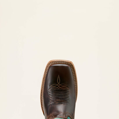 Frontier Farrah Wide Square Toe Western Boot Toe