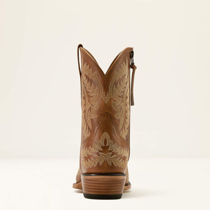Cate X Toe Western Boot Heel