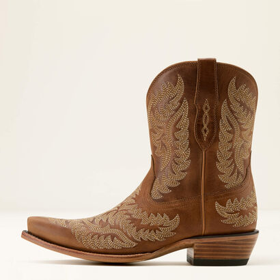 Cate X Toe Western Boot Side