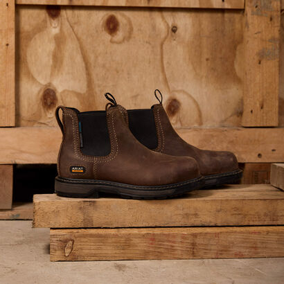 Riveter Chelsea Waterproof Composite Toe Work Boot Lifestyle