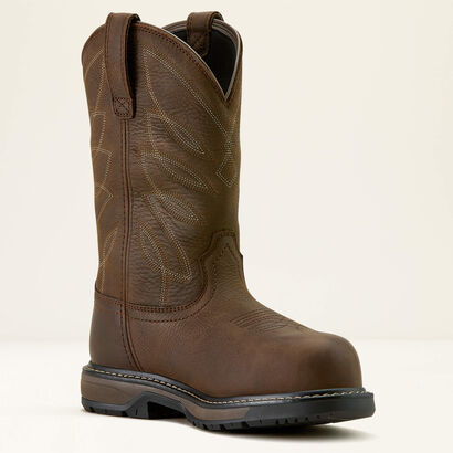 Riveter Pull-On Waterproof Composite Toe Work Boot Medial
