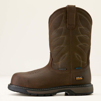 Riveter Pull-On Waterproof Composite Toe Work Boot Side