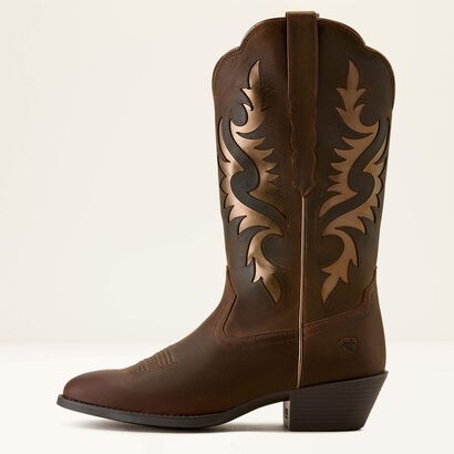 Heritage Retro R Toe Western Boot Side