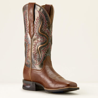 Captivate Wide Square Toe Western Boot Medial