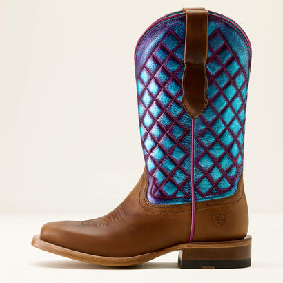 Frontier Wittman Wide Square Toe Western Boot Side