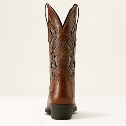 Heritage Bliss X Toe Western Boot Heel