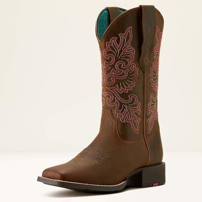Round Up StretchFit Wide Square Toe Western Boot