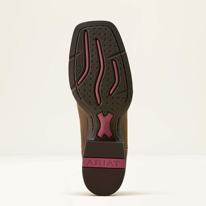 Round Up StretchFit Wide Square Toe Western Boot Sole