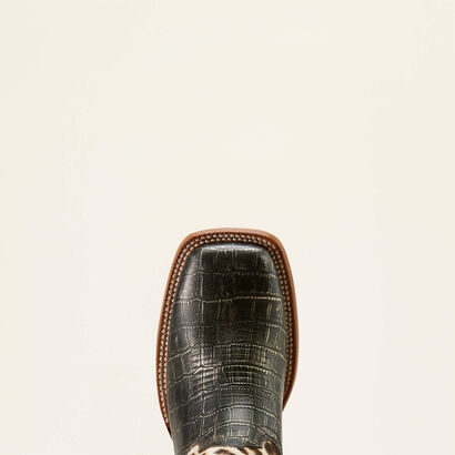 Frontier Farrah Wide Square Toe Western Boot Toe