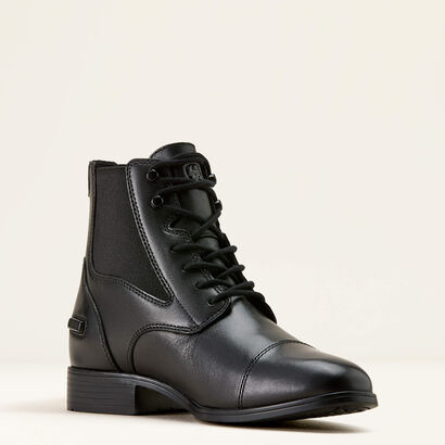 Kendall Back Zip Lace Paddock Boot Medial
