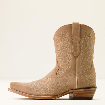 Cate X Toe Western Boot Side
