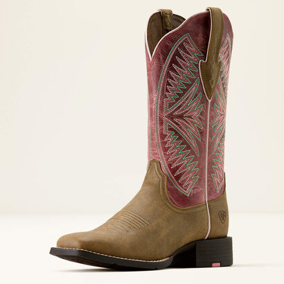 Round Up Ruidoso Wide Square Toe Western Boot