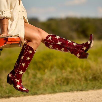 Casanova Star X Toe Western Boot Lifestyle