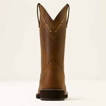 Kearney Round Toe Western Boot Heel