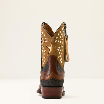 Superstarz X Toe Western Boot Heel