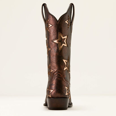 Hazen Star X Toe Western Boot Heel