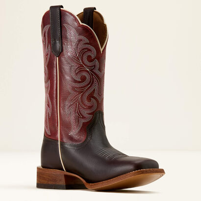 County Lane Wide Square Toe Western Boot Medial