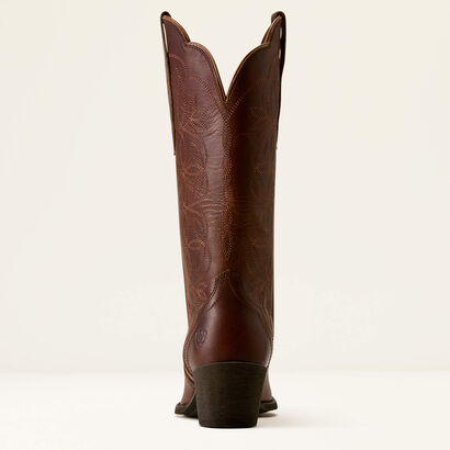 Heritage Blossom J Toe Western Boot Heel