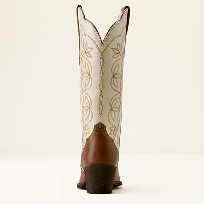 Heritage Blossom J Toe Western Boot Heel