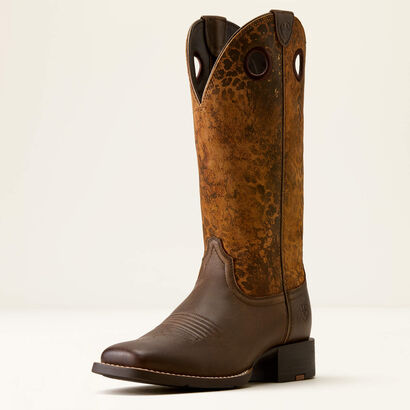 Round Up Ryder Wide Square Toe Western Boot