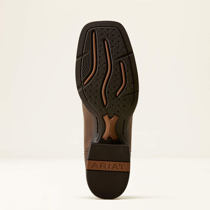 Round Up Ryder Wide Square Toe Western Boot Sole