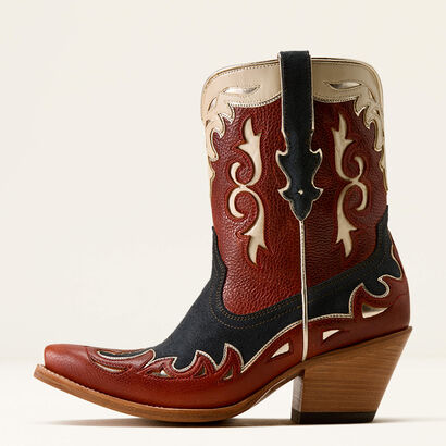 Juanita X Toe Western Boot Side