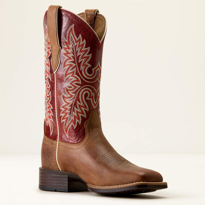 Canyon Point Wide Square Toe Western Boot Medial